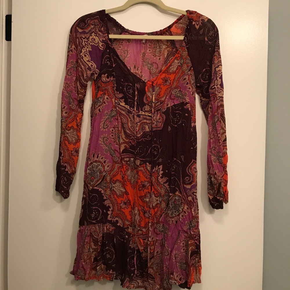 Bohemian paisley dress