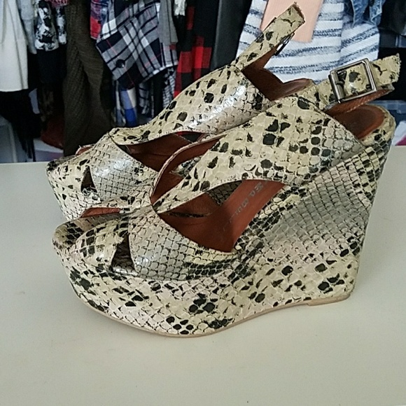 Jeffrey campbell Mariel wedge size 6 - Picture 2 of 6