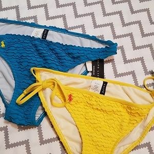 Two NWT Ralph Lauren bikin bottoms