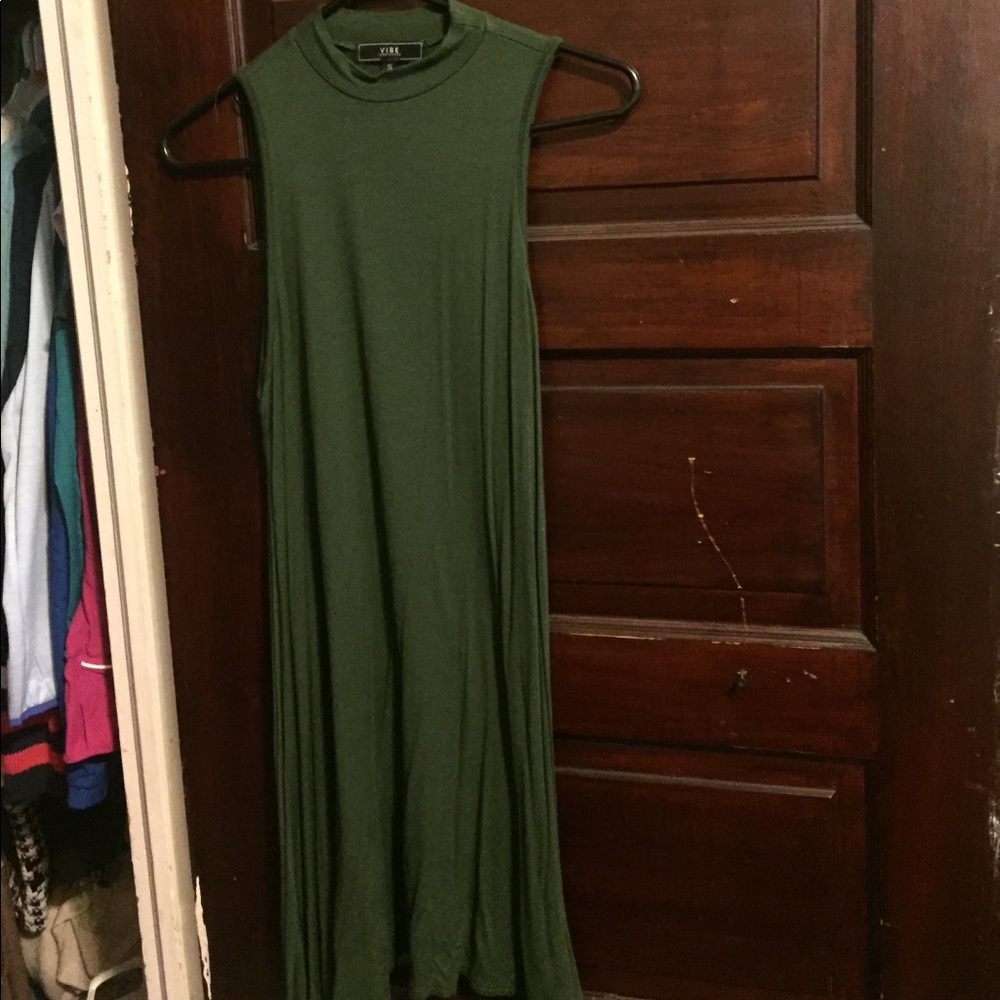 Dark green dress