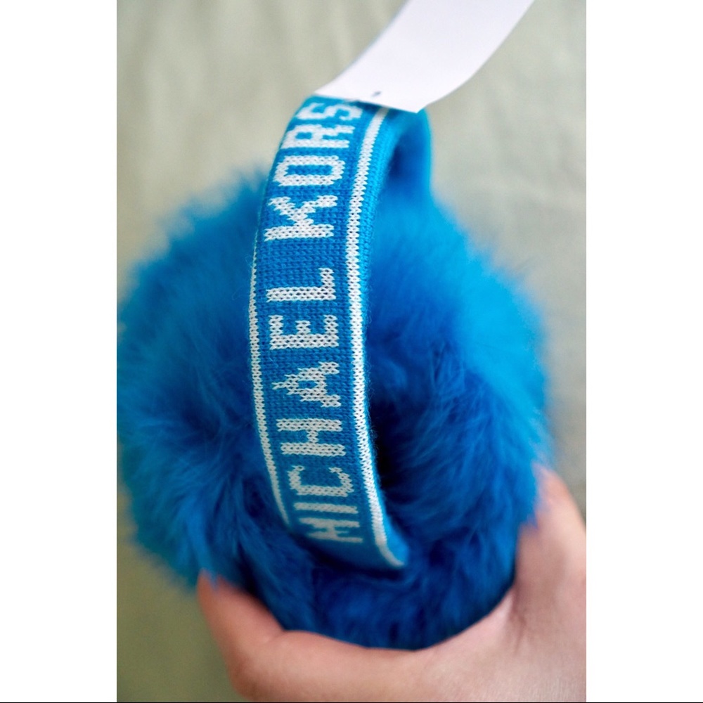 Blue Michael Kors Earmuffs