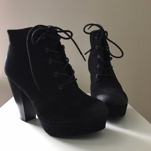 Lace-Up Ankle Boots