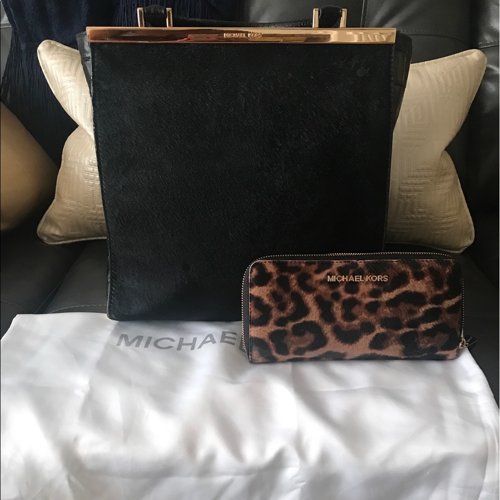 Michael Kors Lana Large Calf Hair Tote Bag