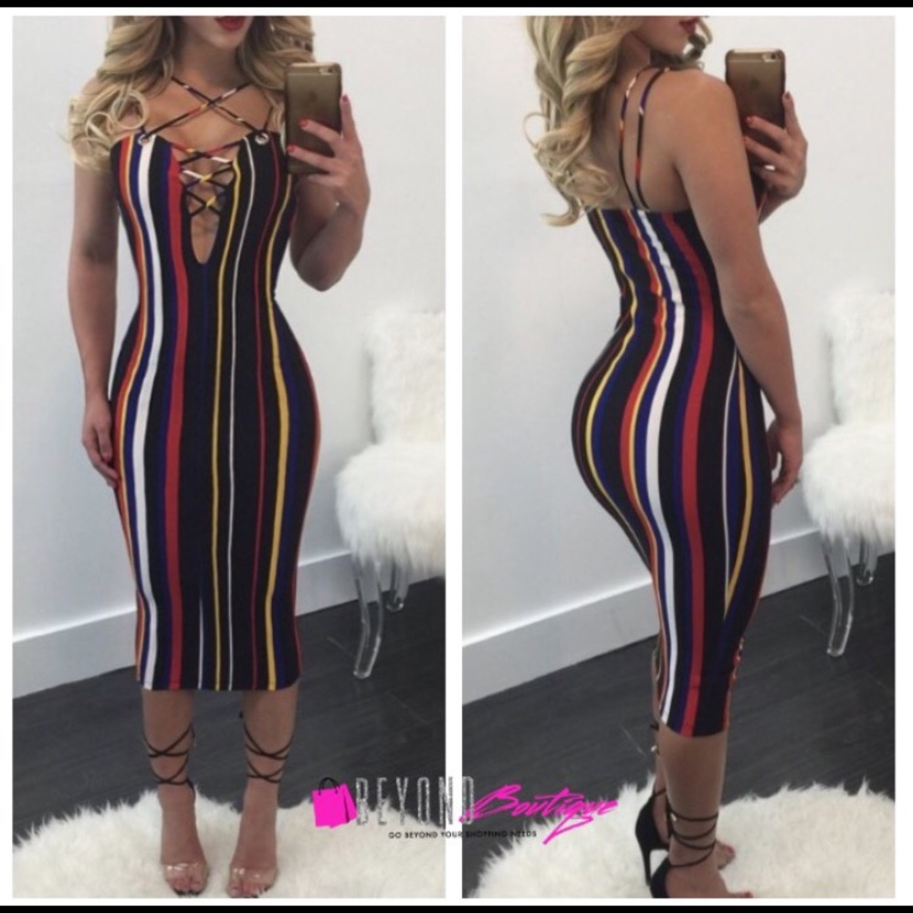 Cross My Heart Bodycon Dress