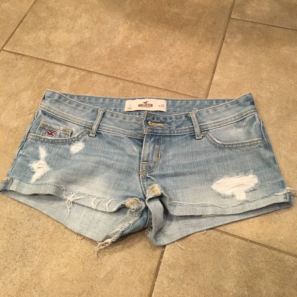 Hollister jean shorts