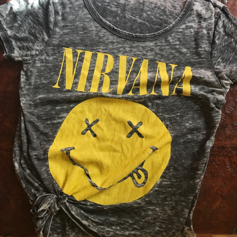 NIRVANA tie tee