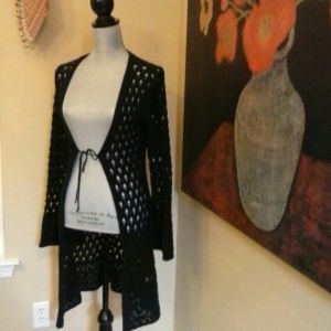 Jacket cardigan black woman