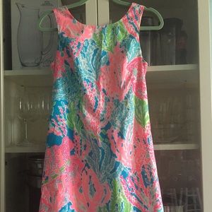 LILLY PULITZER CHA CHA NEON PINK SHIFT DRESS 2
