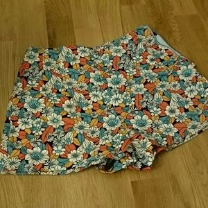 Zara flower short pants