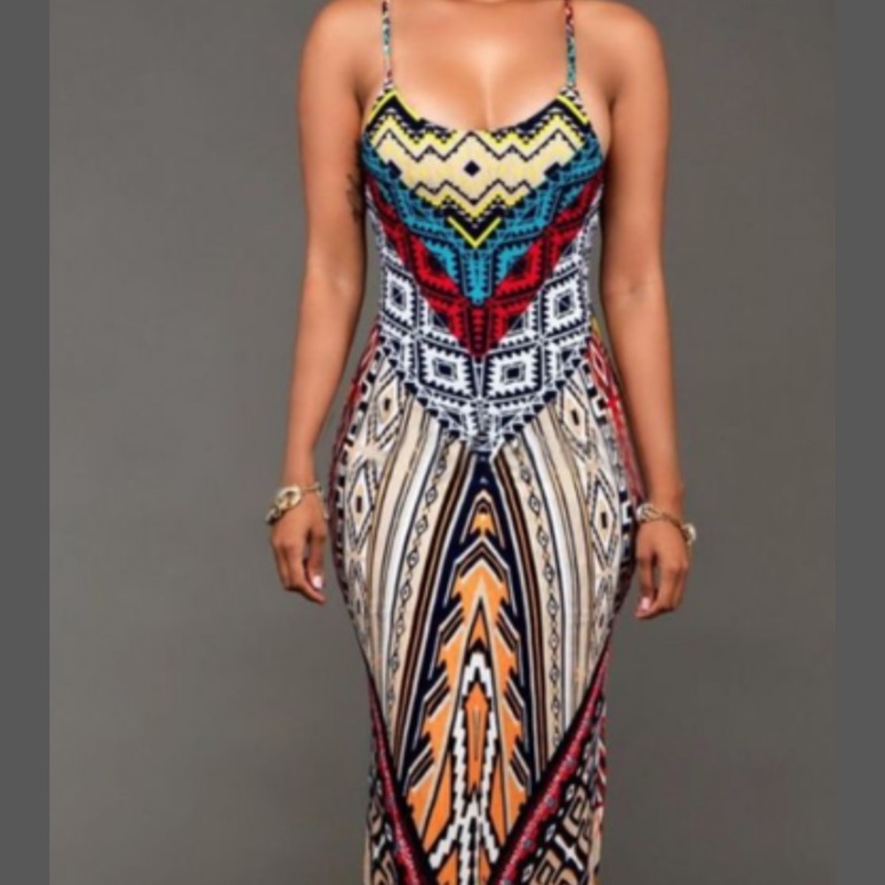 Jungle fever Maxi Dress