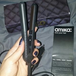 Mini hair straightner/curler