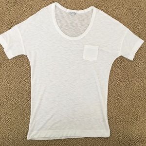 James Perse Classic White T Shirt Size 1