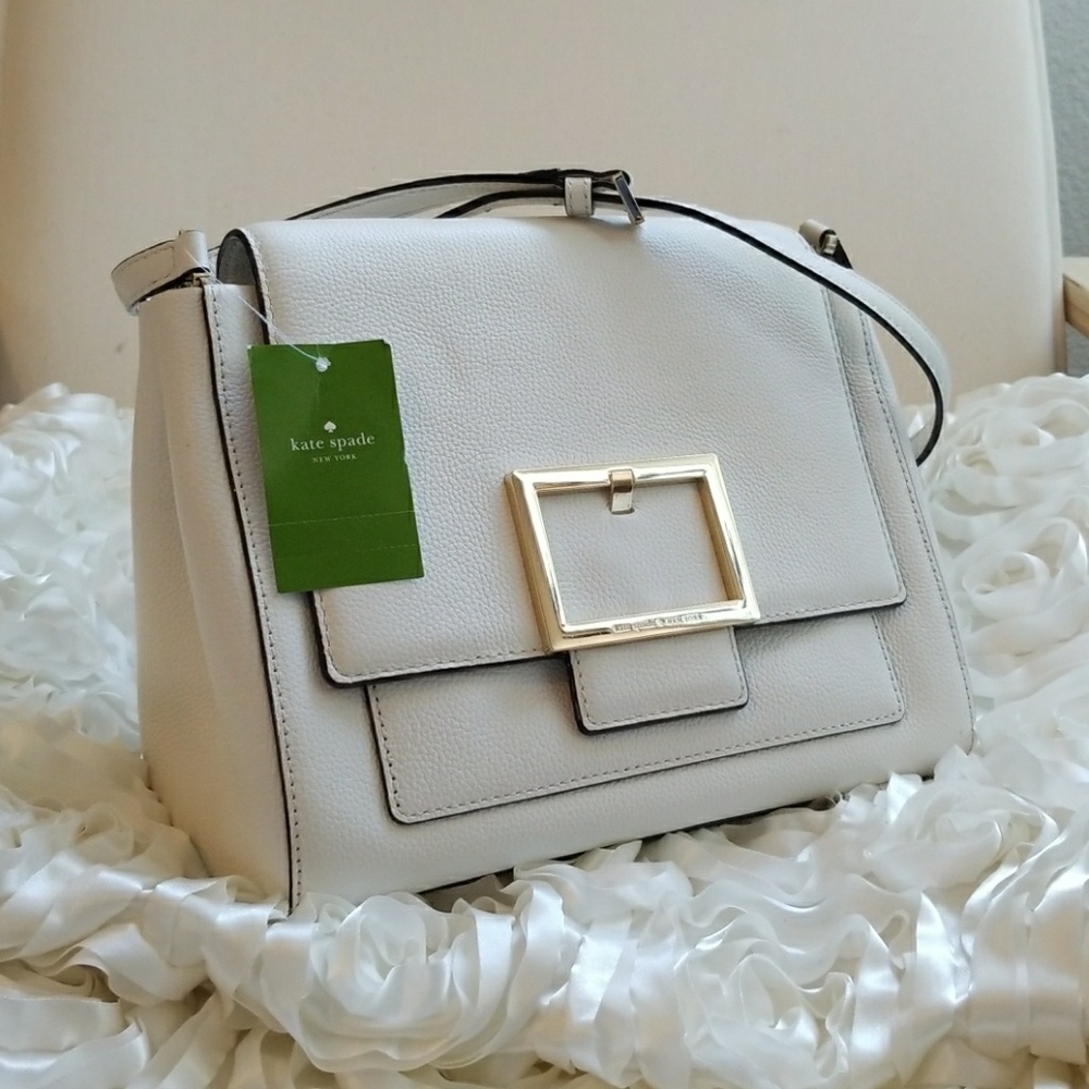 Kate Spade Leather Tote - Light beige NWT