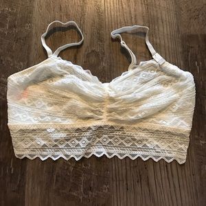 Victoria Secret Pink Cream Lace Bralette