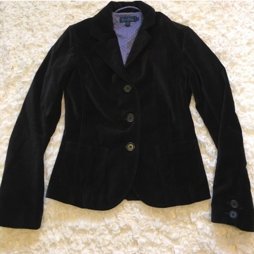 Boden velvet jacket
