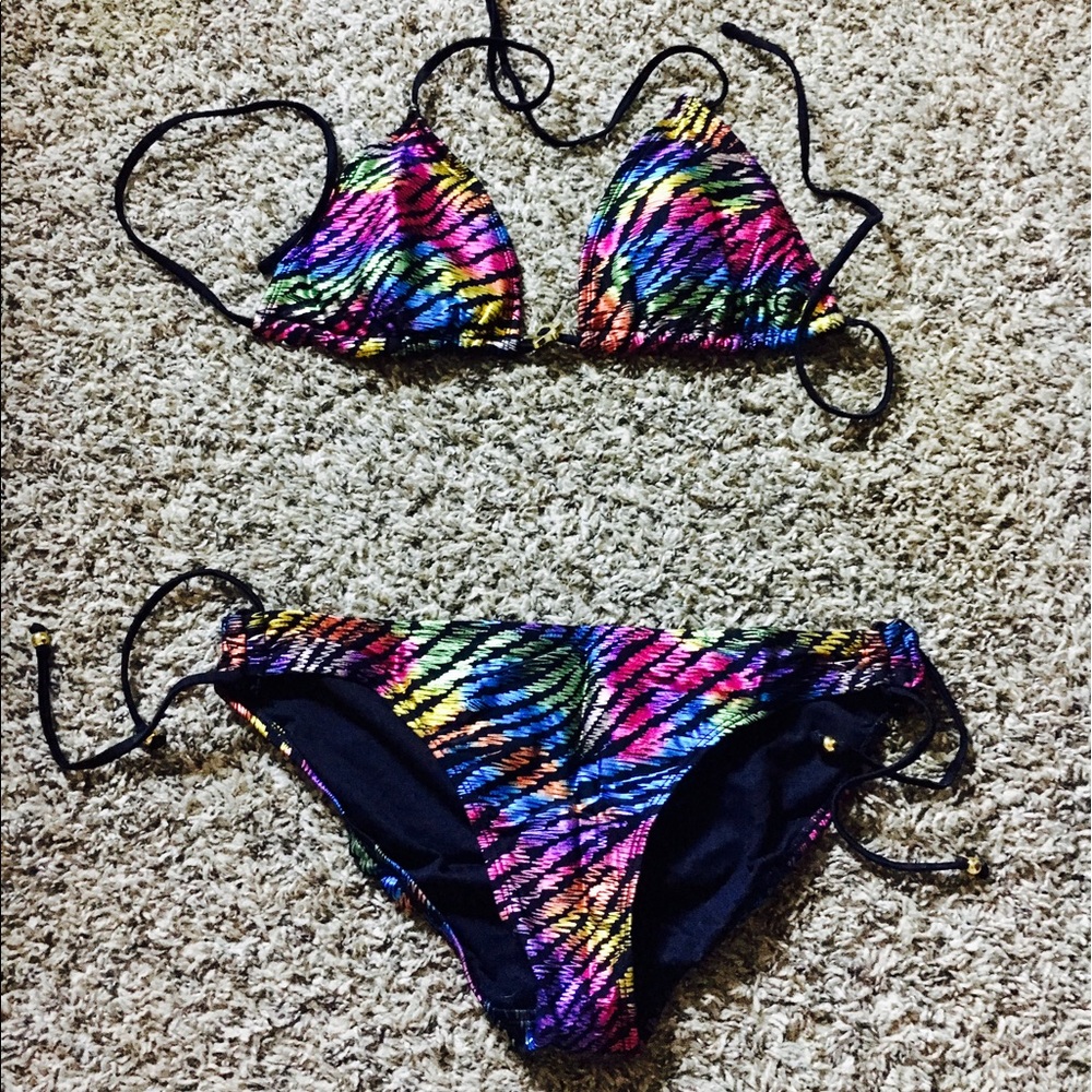 Multi-Colored Victoria Secret Women's Bikini