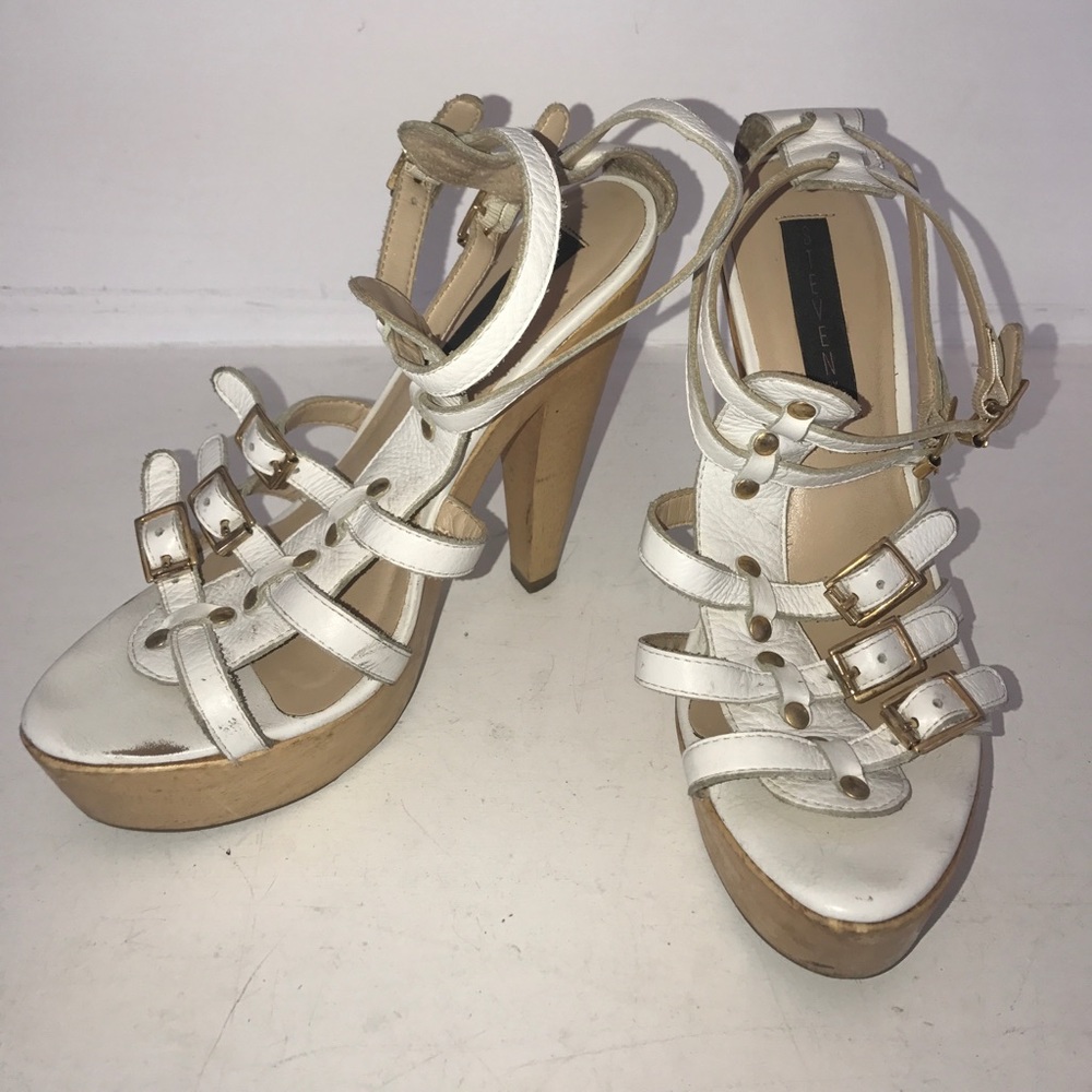 Steven by Steven Madden togga white sandal