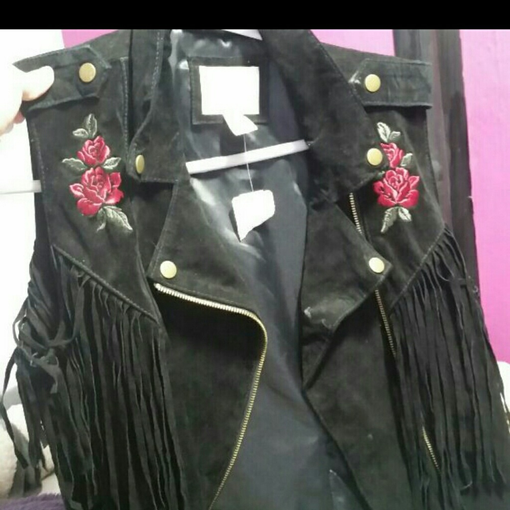 Spring Cleaning!!!!!  Suede vest