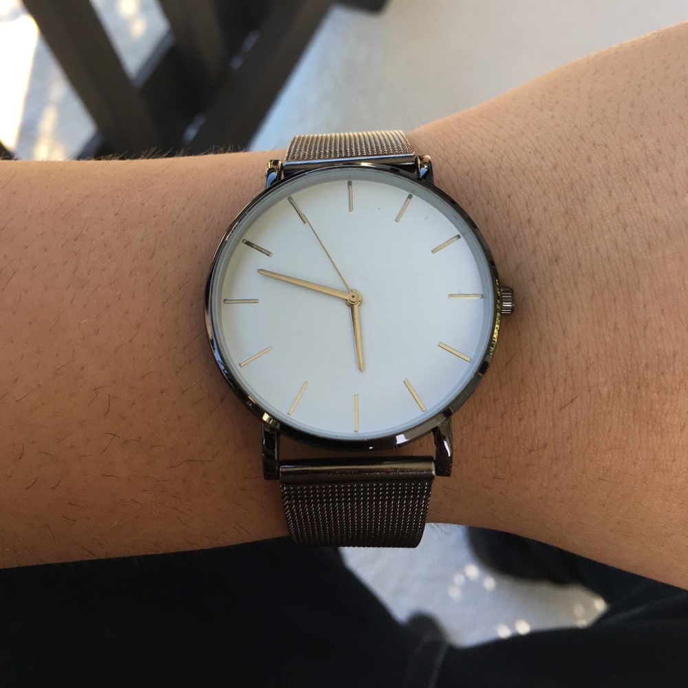 Grey & White MANCE Classic II ⌚️ New! (Unisex)