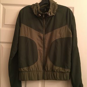 90 degrees by Reflex two toned green windbreaker