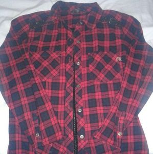 Miss Me Plaid shirt