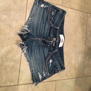 Hollister jean shorts