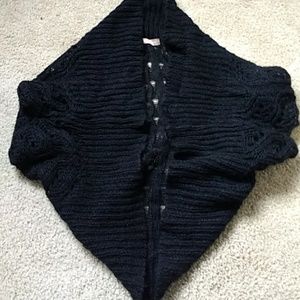 Black cover up sweater