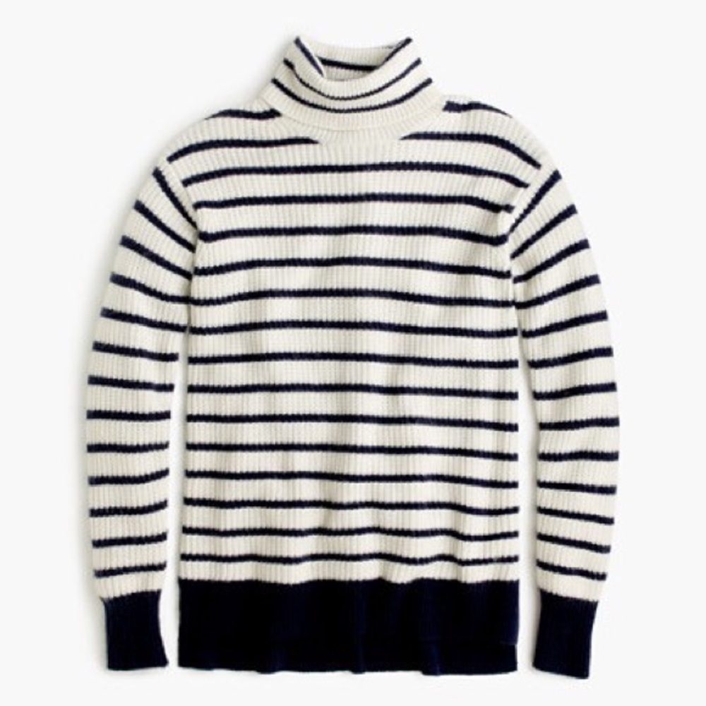 J. Crew Turtleneck Sweater - Stripe