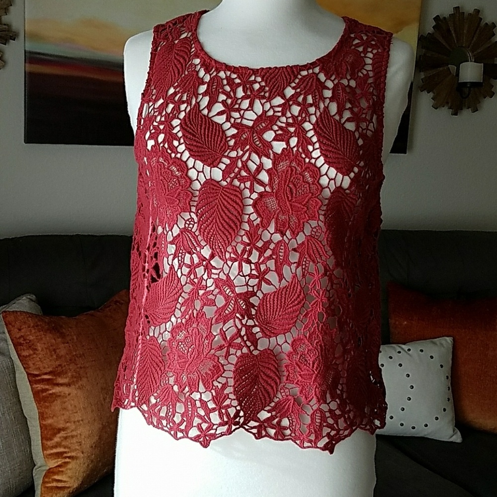 RED Crochet Tank Top 🇺🇸🇺🇸🇺🇸