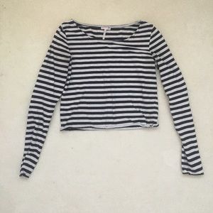 Free People cropped long sleeve