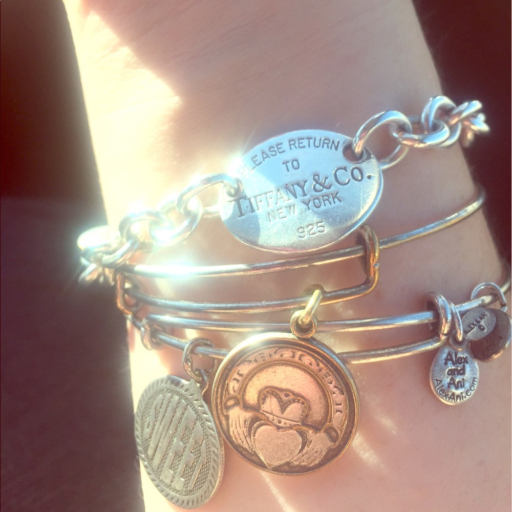 My new Alex and Ani bracelets 💗