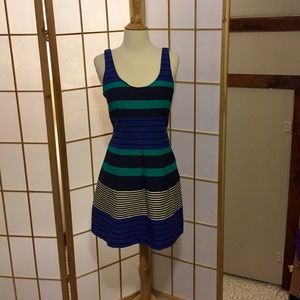 Ann Taylor Loft - multi colored summer dress