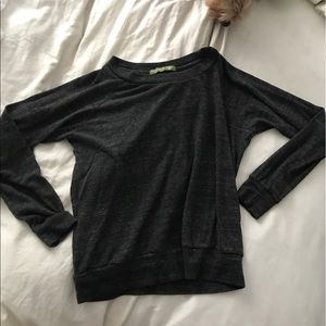 Alternative apparel charcoal grey sweater