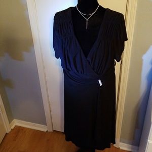 Anny Lee Black Midi Evening Dress