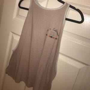Dusty pink tank with open arms size XS NEW NO TAGS