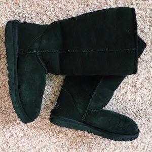 Black UGG Knee High Boots