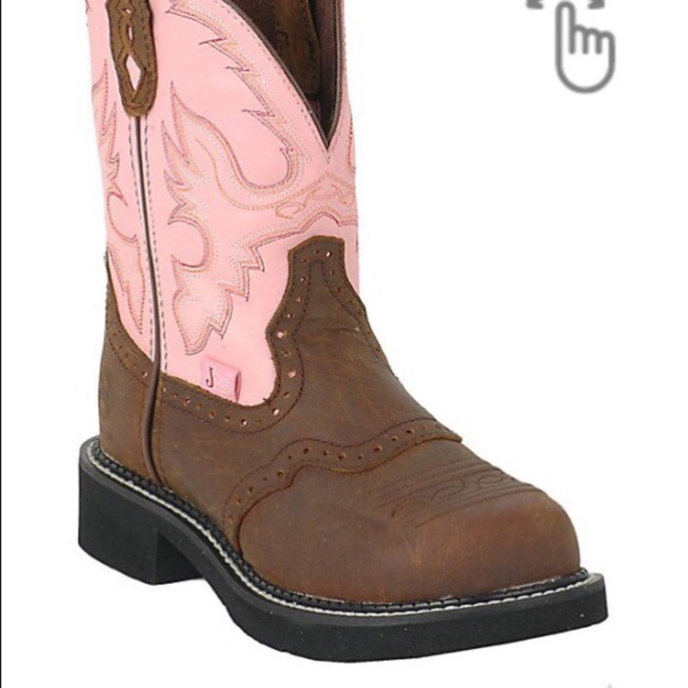 Justin Boots Womens Apache round toe