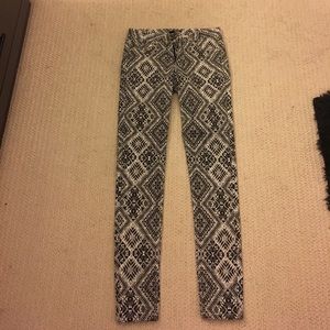 H&M Print Pants Size 6