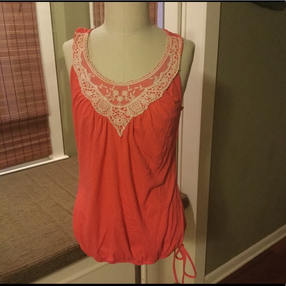 Coral Speechless Blouse size large - Picture 1 of 3