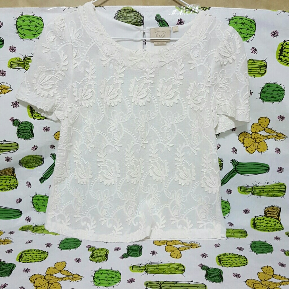 Anthropologie Lace VanessaVirginia Shirt