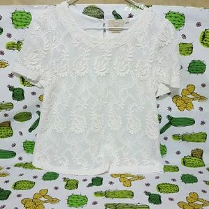 Anthropologie Lace VanessaVirginia Shirt