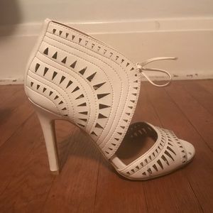 Cute white heels