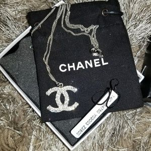 CHANEL Authentic Crystal necklace