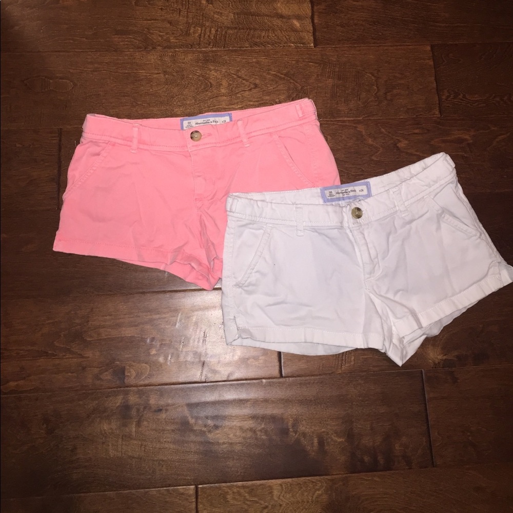 Two adorable Abercrombie and fitch shorts!