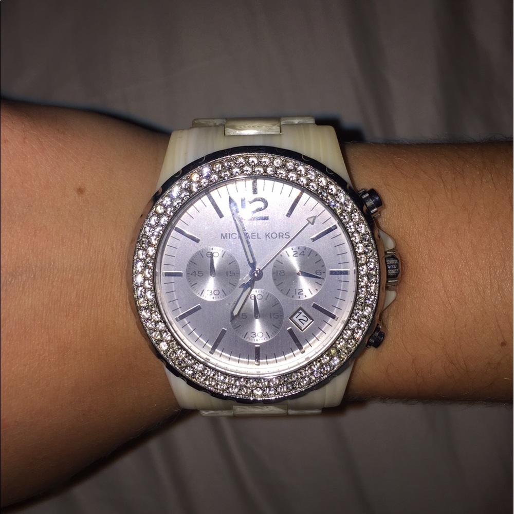 Michael Kors Acetate Watch with Jewels
