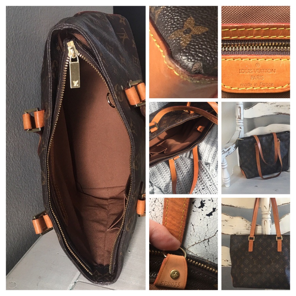 Authentic Louis Vuitton Cabas Piano monogram tote