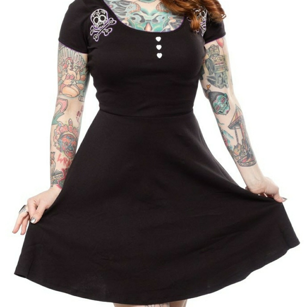 HELL BUNNY JERRIE SKATER DRESS