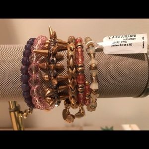 Alex and Ani Dutchess set of 6 bracelets