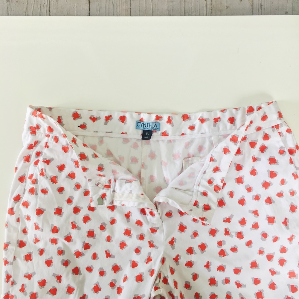 Cynthia Rowley Printed Pant w pockets plus size 16 - Picture 2 of 7