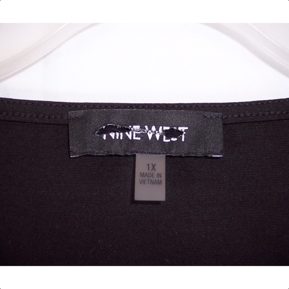 NINE WEST 1X Embellished Tank Top NEW - Picture 5 of 8